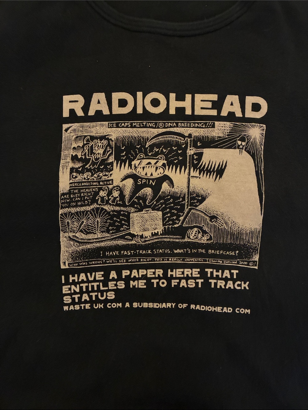Vintage radiohead longsleeve tee